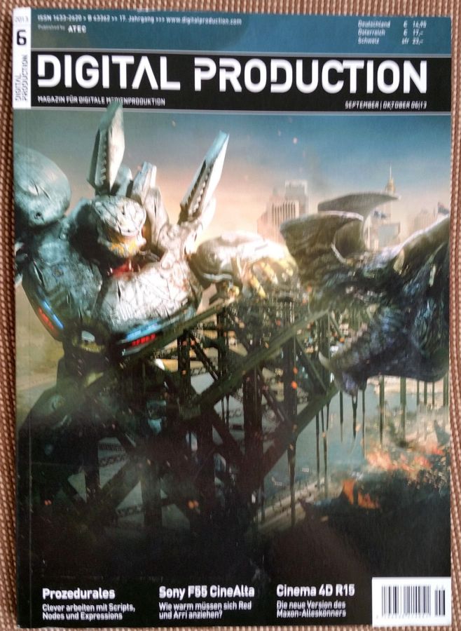 DIGITAL PRODUCTION magazine side cover Issue 5  September- October 2013