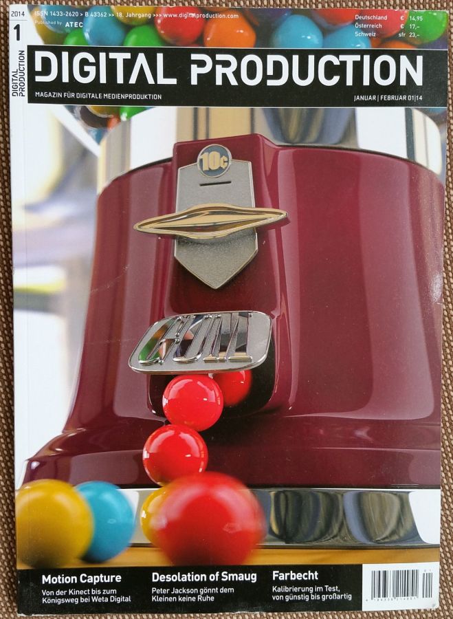 DIGITAL PRODUCTION magazine side cover Issue 1  January/February 2014