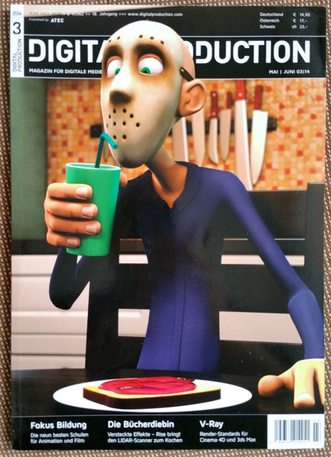 DIGITAL PRODUCTION magazine side cover Issue 3  May 2014