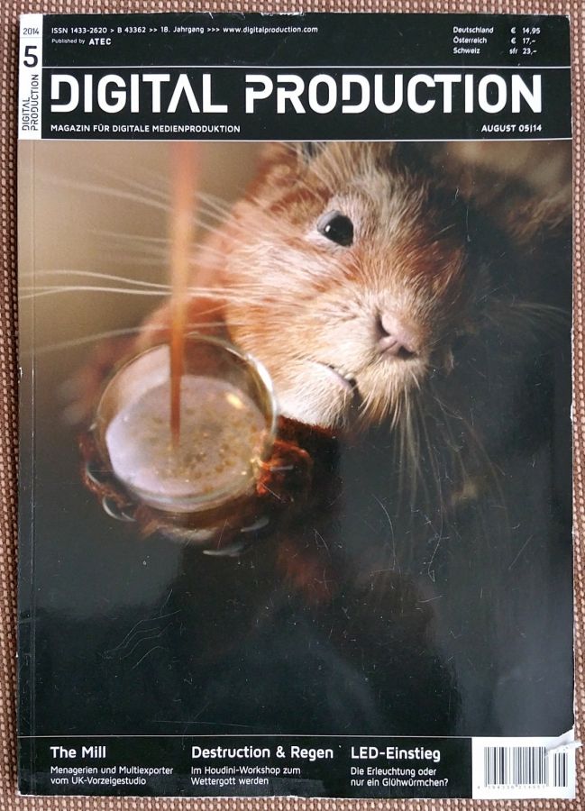 DIGITAL PRODUCTION magazine side cover Issue 5  August 2014