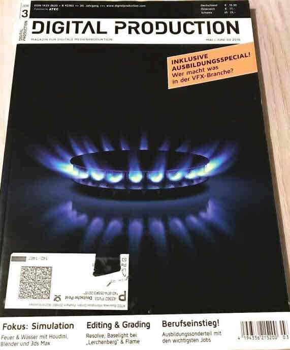 DIGITAL PRODUCTION magazine side cover Issue 3  May- June 2016