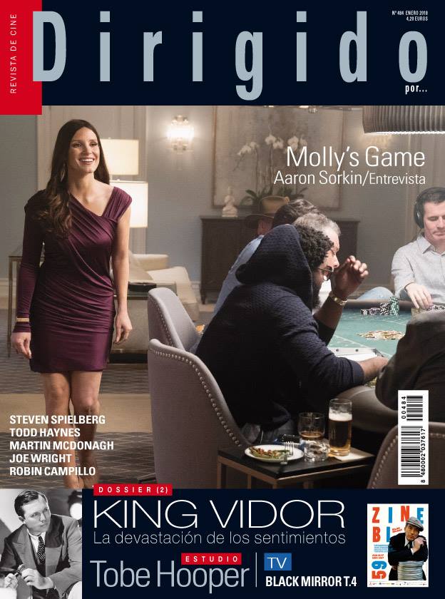DIRIGIDO POR... magazine side cover Issue 484  January 2018