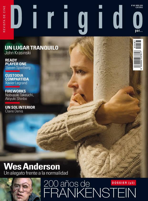 DIRIGIDO POR... magazine side cover Issue 487  April 2018