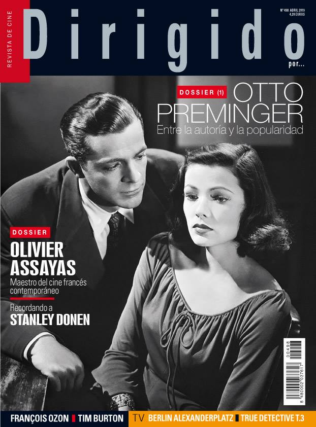 DIRIGIDO POR... magazine side cover Issue 498  April 2019
