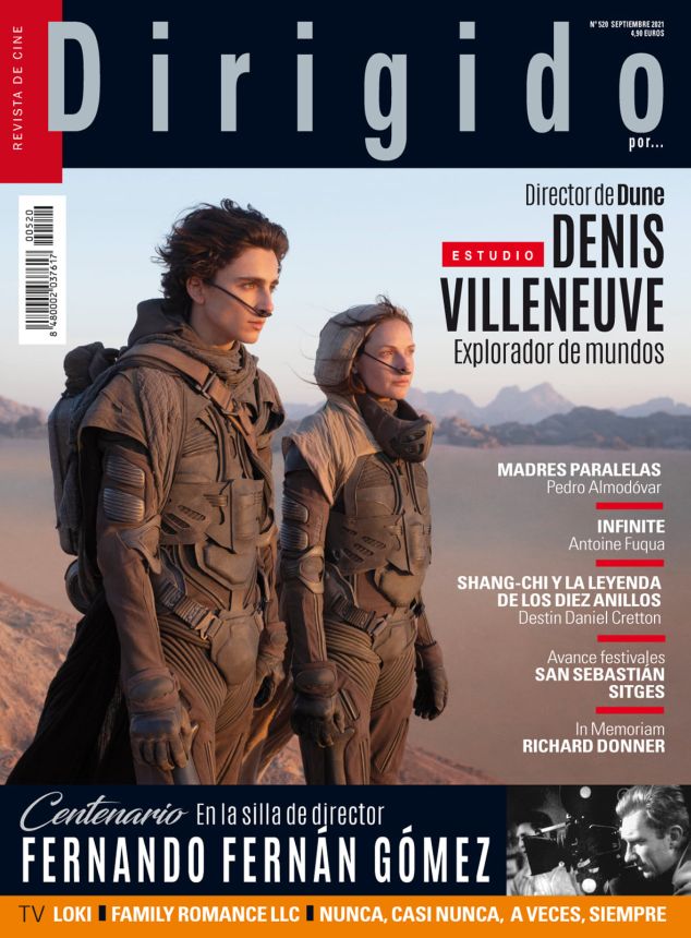DIRIGIDO POR... magazine side cover Issue 520  September 2021