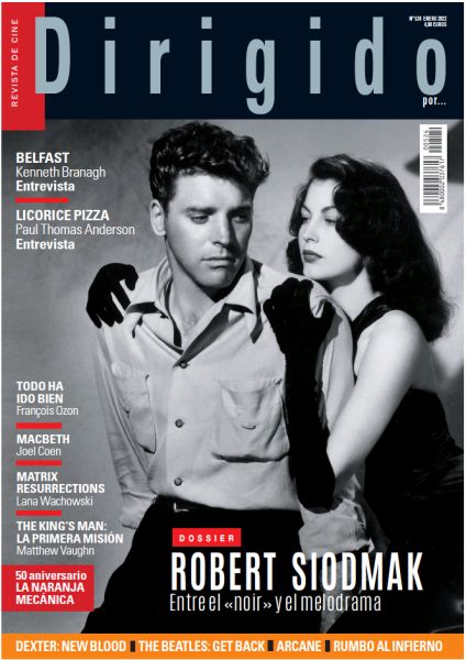 DIRIGIDO POR... magazine side cover Issue 524  January 2022