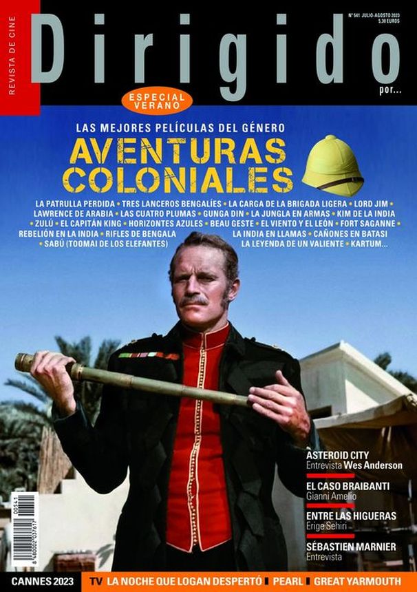 DIRIGIDO POR... magazine side cover Issue 541  July/August 2023