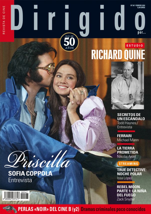 DIRIGIDO POR... magazine side cover Issue 547  February 2024