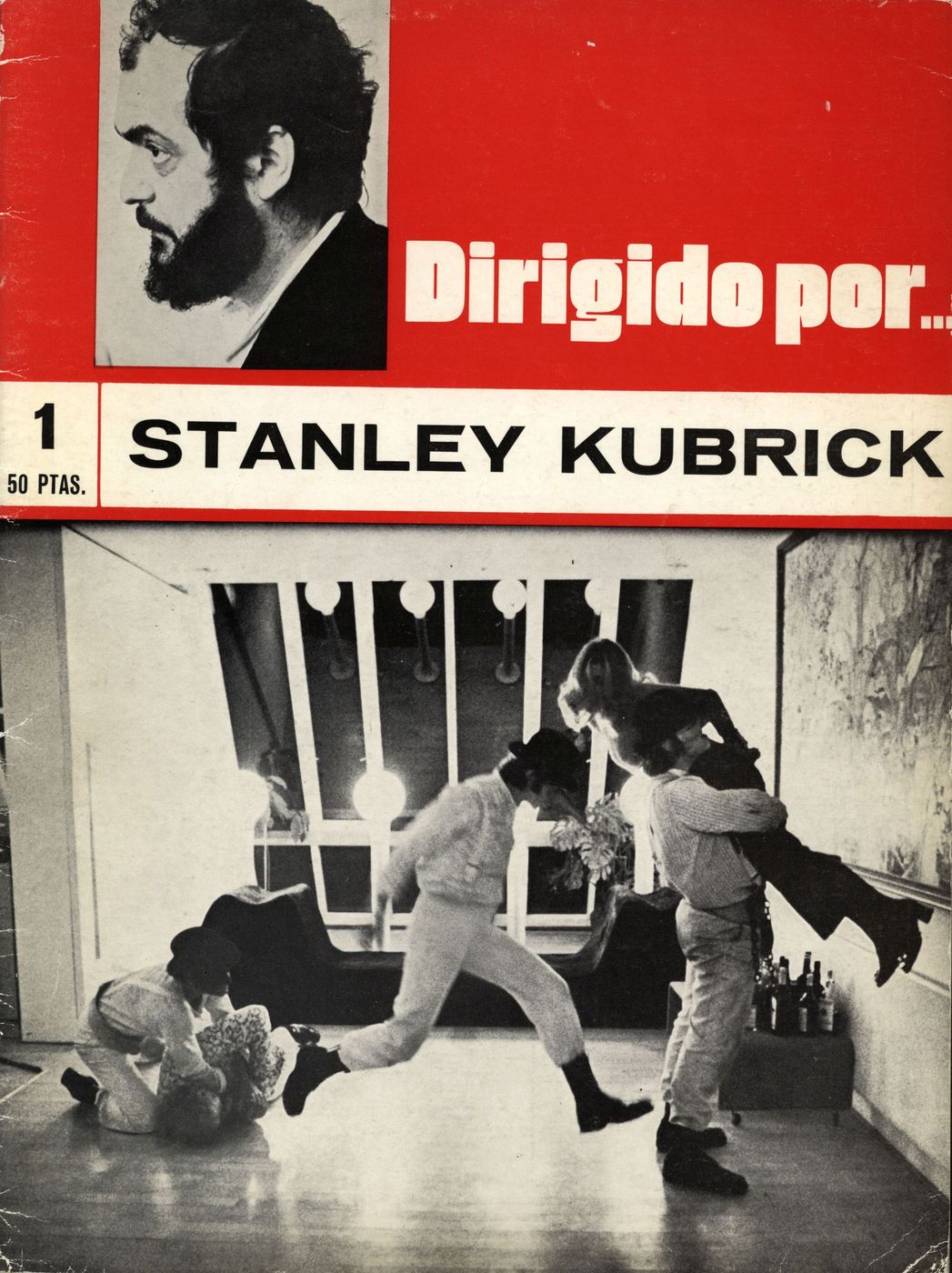 DIRIGIDO POR... magazine side cover Issue 1 October 1972