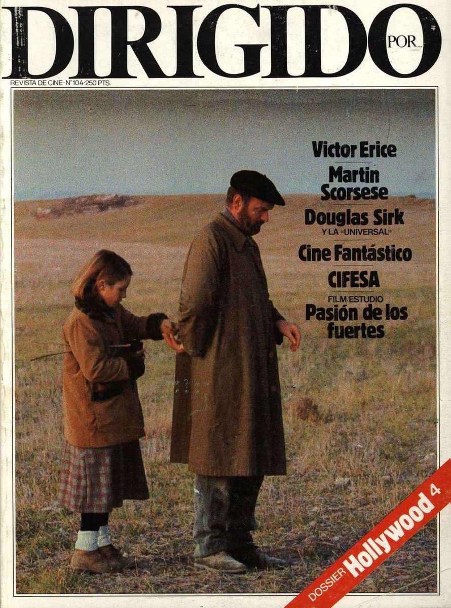 DIRIGIDO POR... magazine side cover Issue 104 May 1983