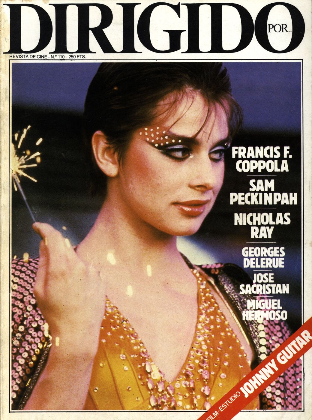 DIRIGIDO POR... magazine side cover Issue 110 December 1983