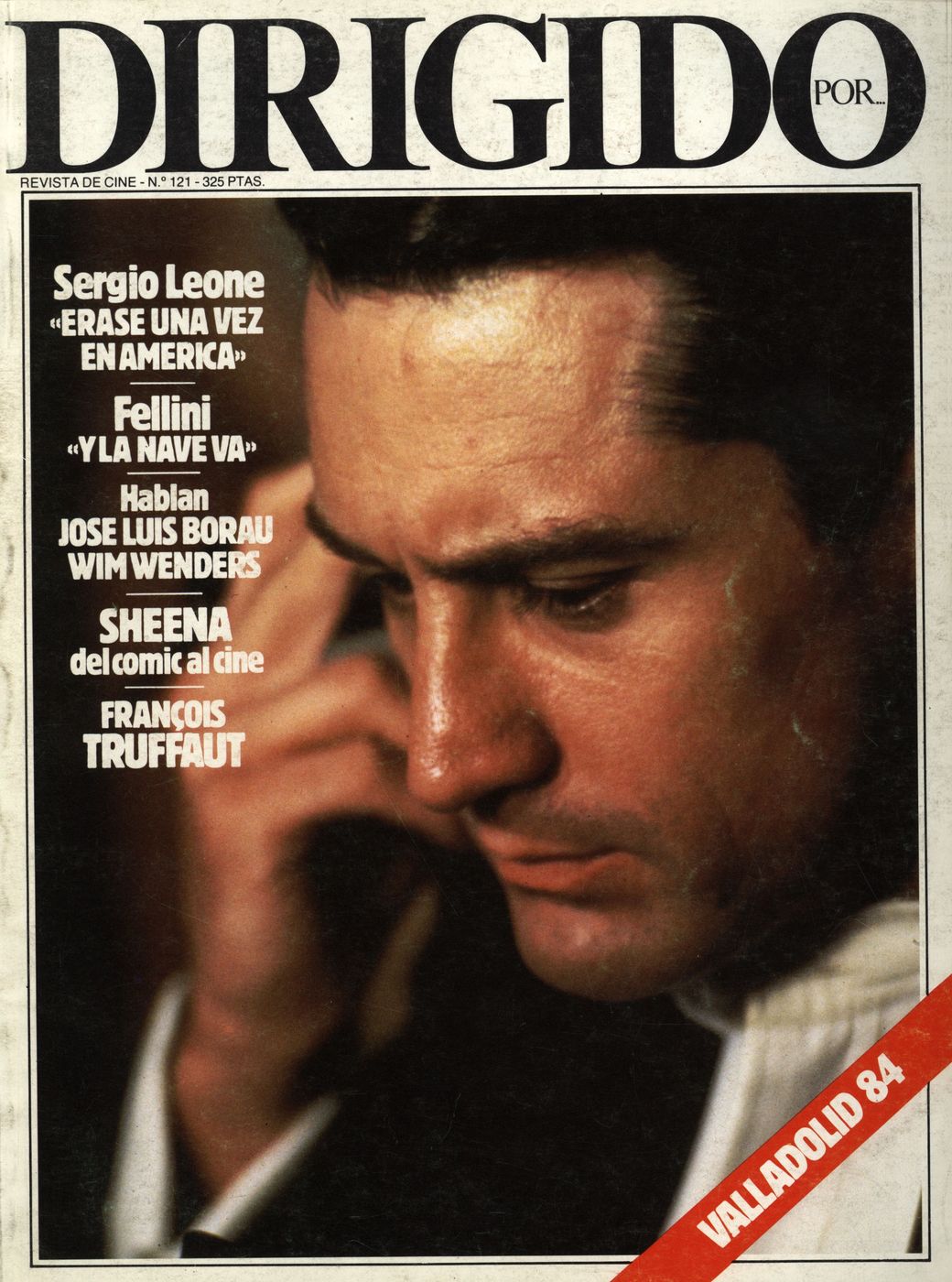 DIRIGIDO POR... magazine side cover Issue 121 January 1985