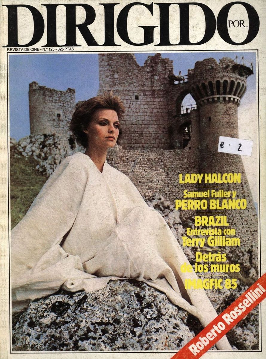 DIRIGIDO POR... magazine side cover Issue 125 May 1985