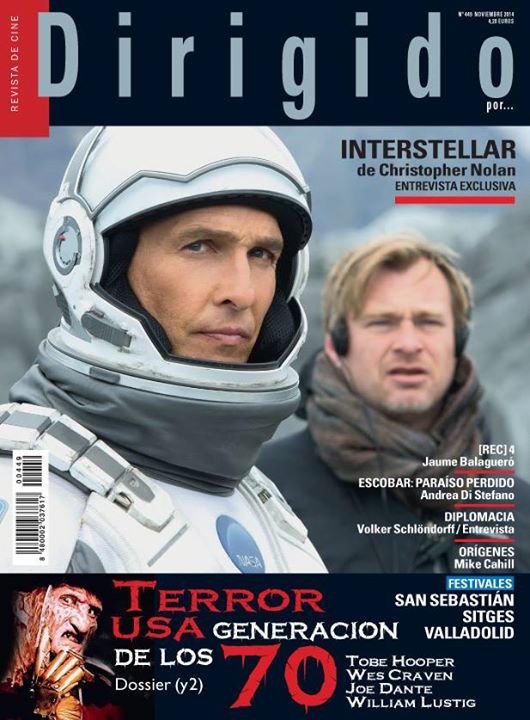 DIRIGIDO POR... magazine side cover Issue 449 November 2014