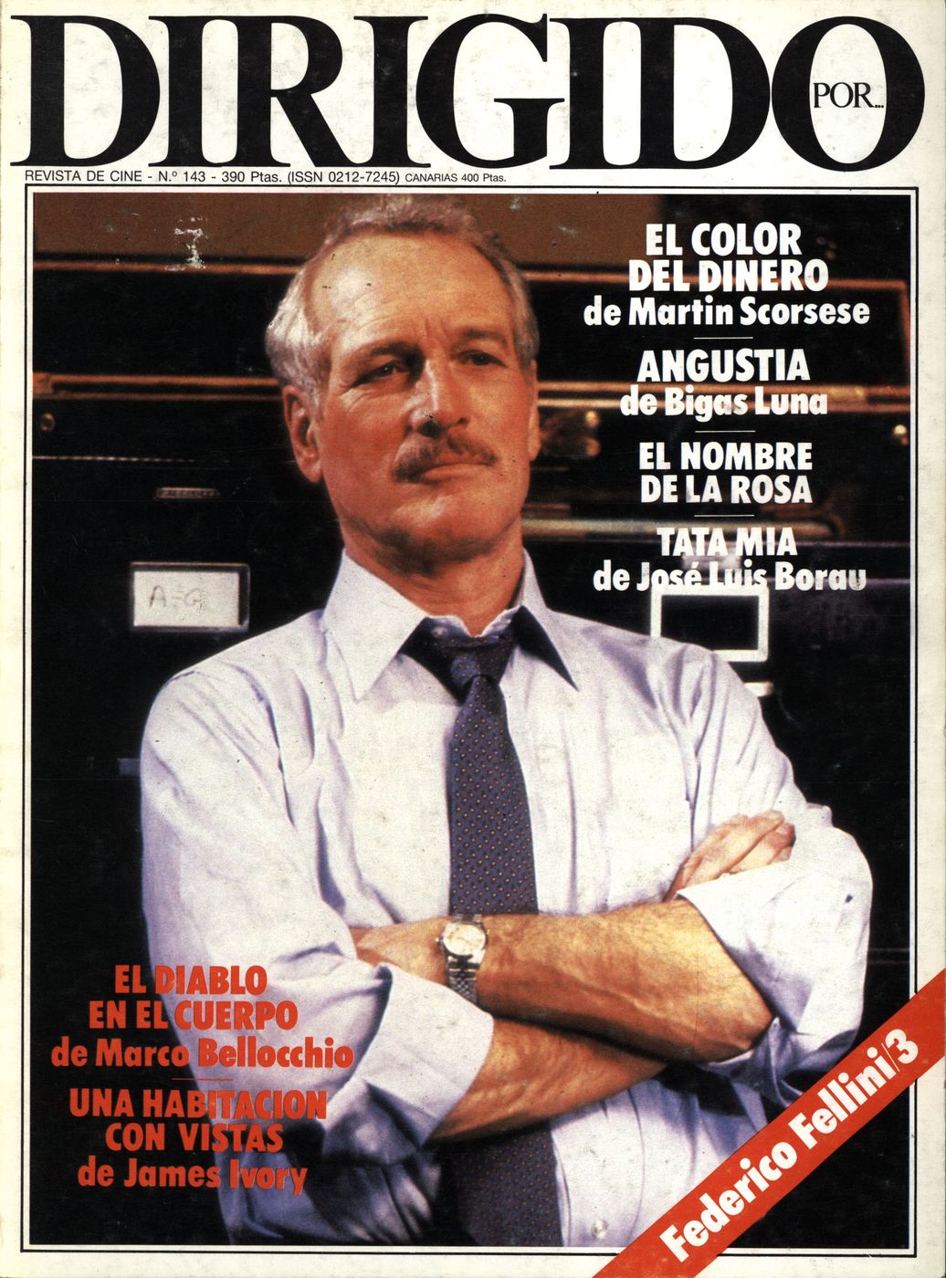 DIRIGIDO POR... magazine side cover Issue 143 January 1987
