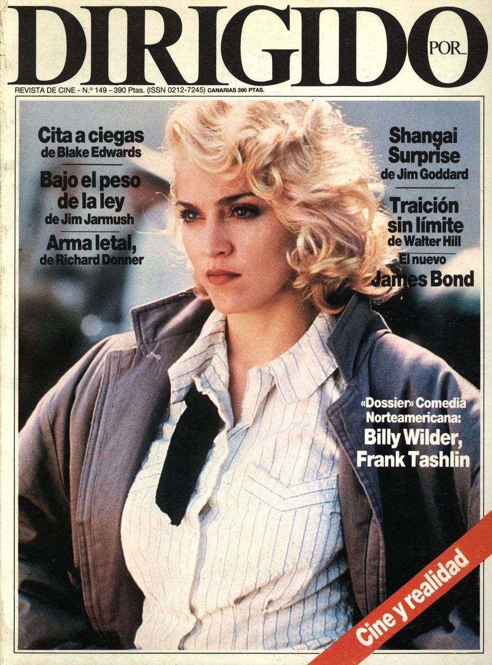 DIRIGIDO POR... magazine side cover Issue 149 July/August 1987