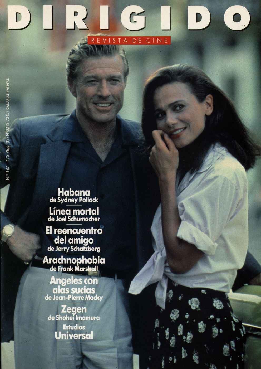 DIRIGIDO POR... magazine side cover Issue 187 January 1991