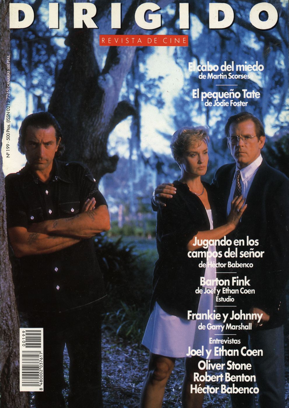 DIRIGIDO POR... magazine side cover Issue 199 February 1992