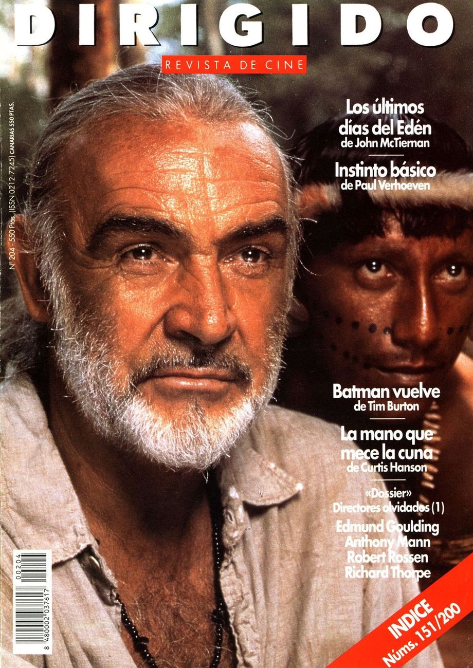 DIRIGIDO POR... magazine side cover Issue 204 July/August 1992