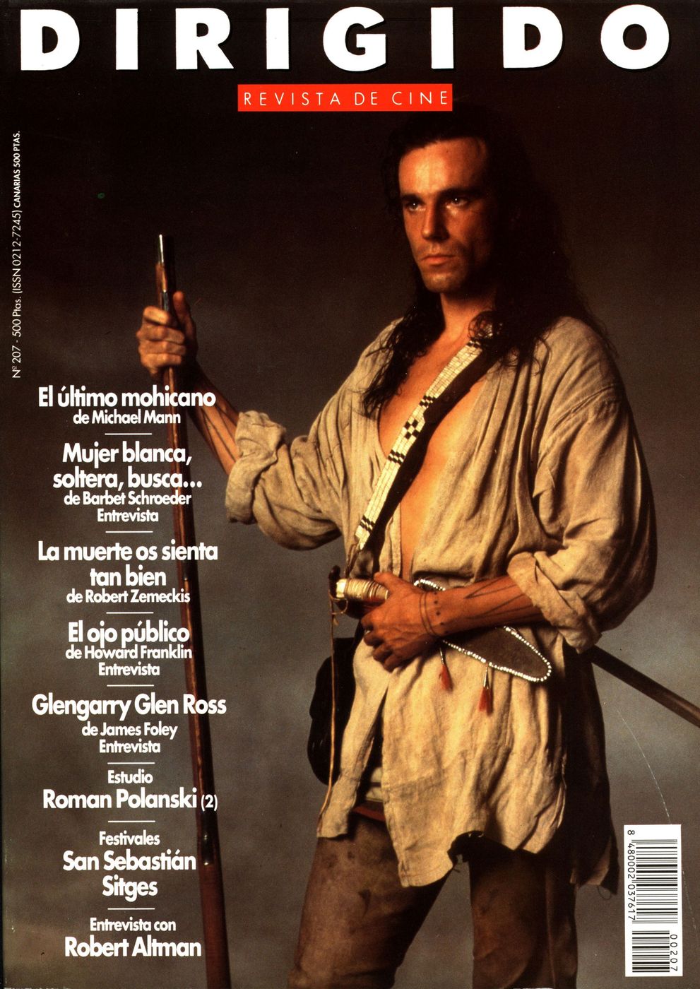 DIRIGIDO POR... magazine side cover Issue 207 November 1992