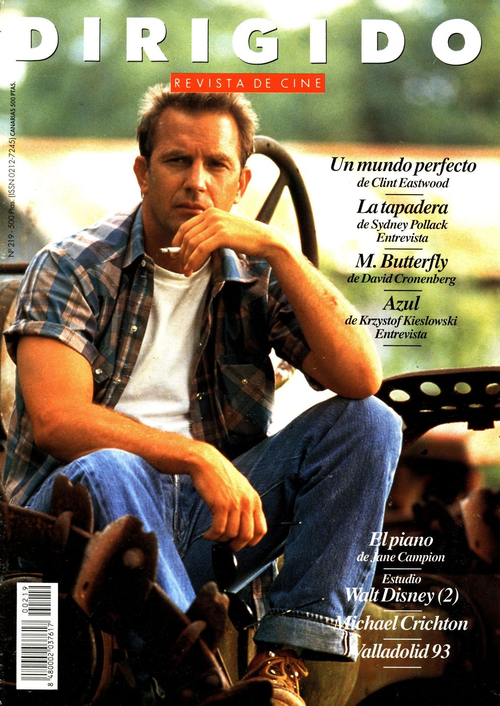 DIRIGIDO POR... magazine side cover Issue 219 December 1993