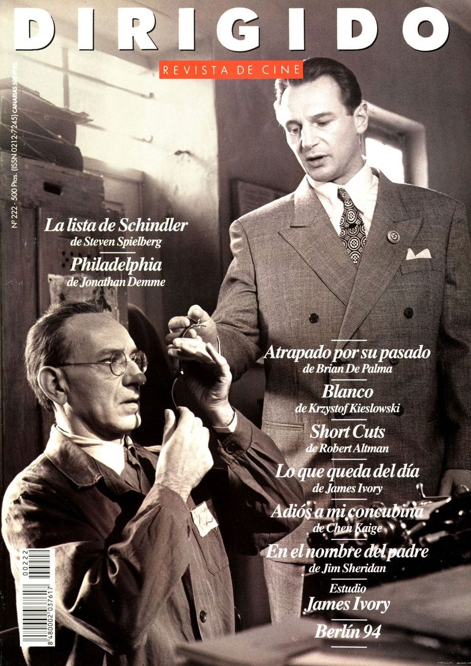 DIRIGIDO POR... magazine side cover Issue 222 March 1994