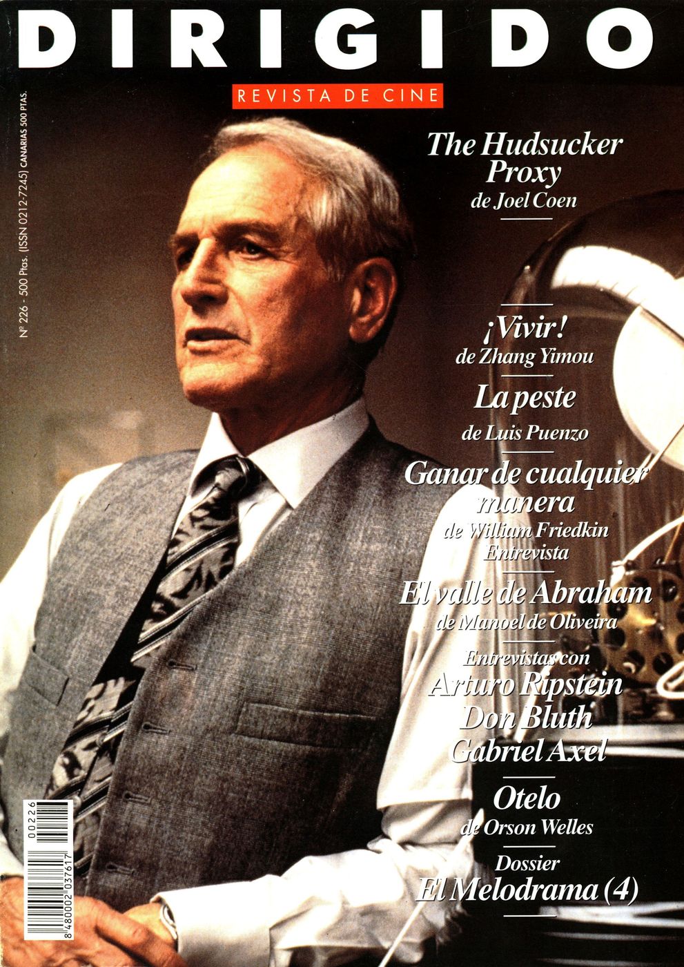DIRIGIDO POR... magazine side cover Issue 226 July/August 1994
