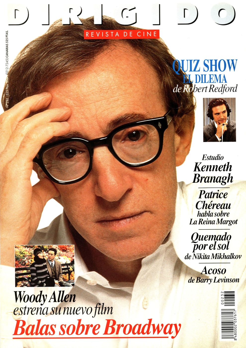 DIRIGIDO POR... magazine side cover Issue 232 February 1995
