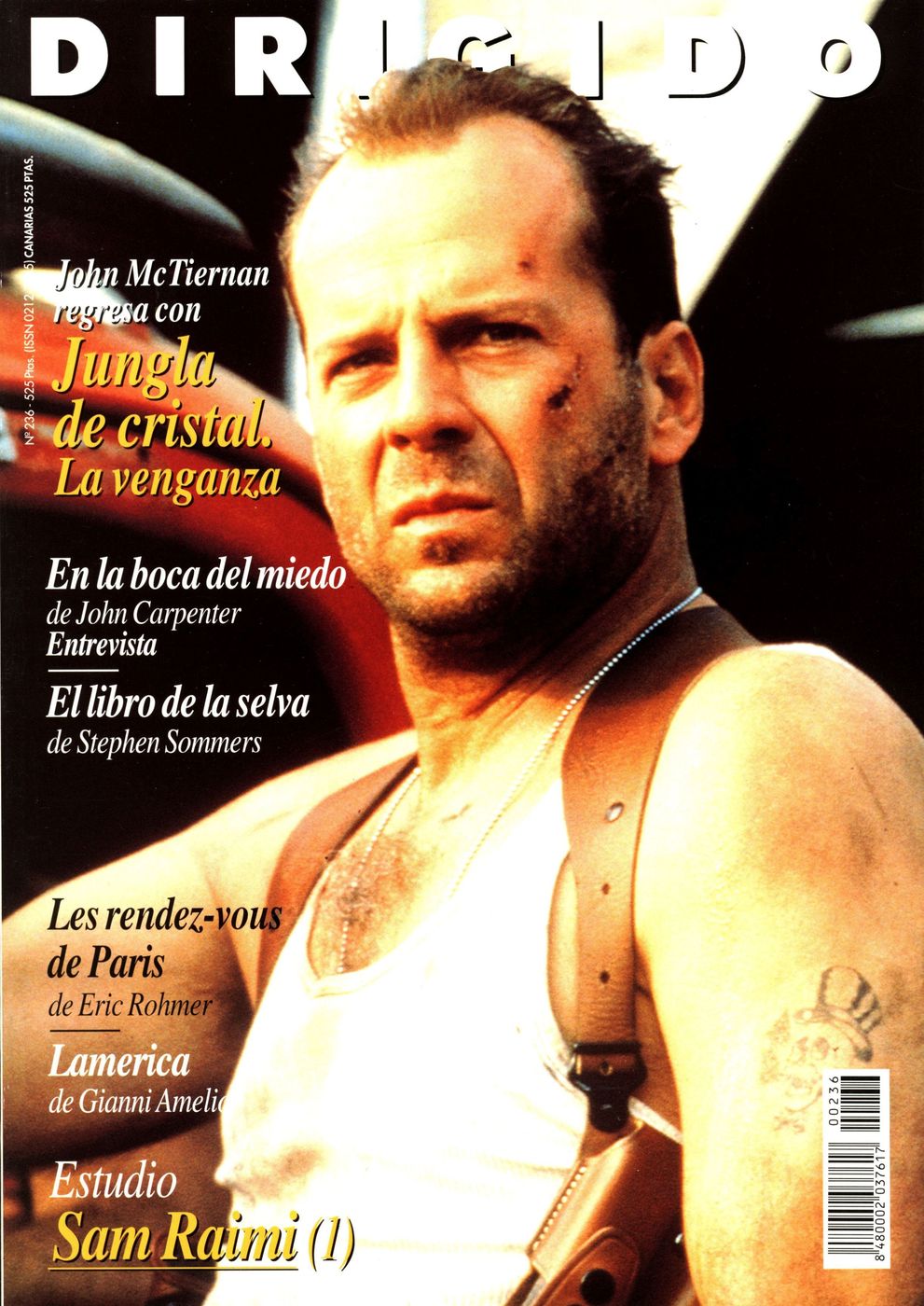 DIRIGIDO POR... magazine side cover Issue 236 June 1995