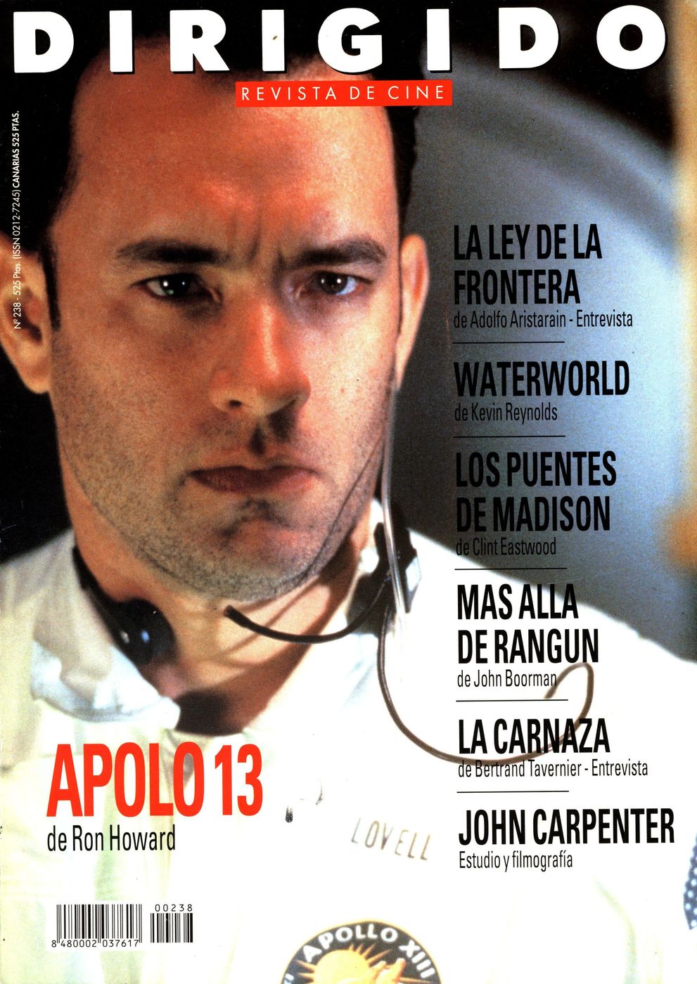 DIRIGIDO POR... magazine side cover Issue 238 September 1995