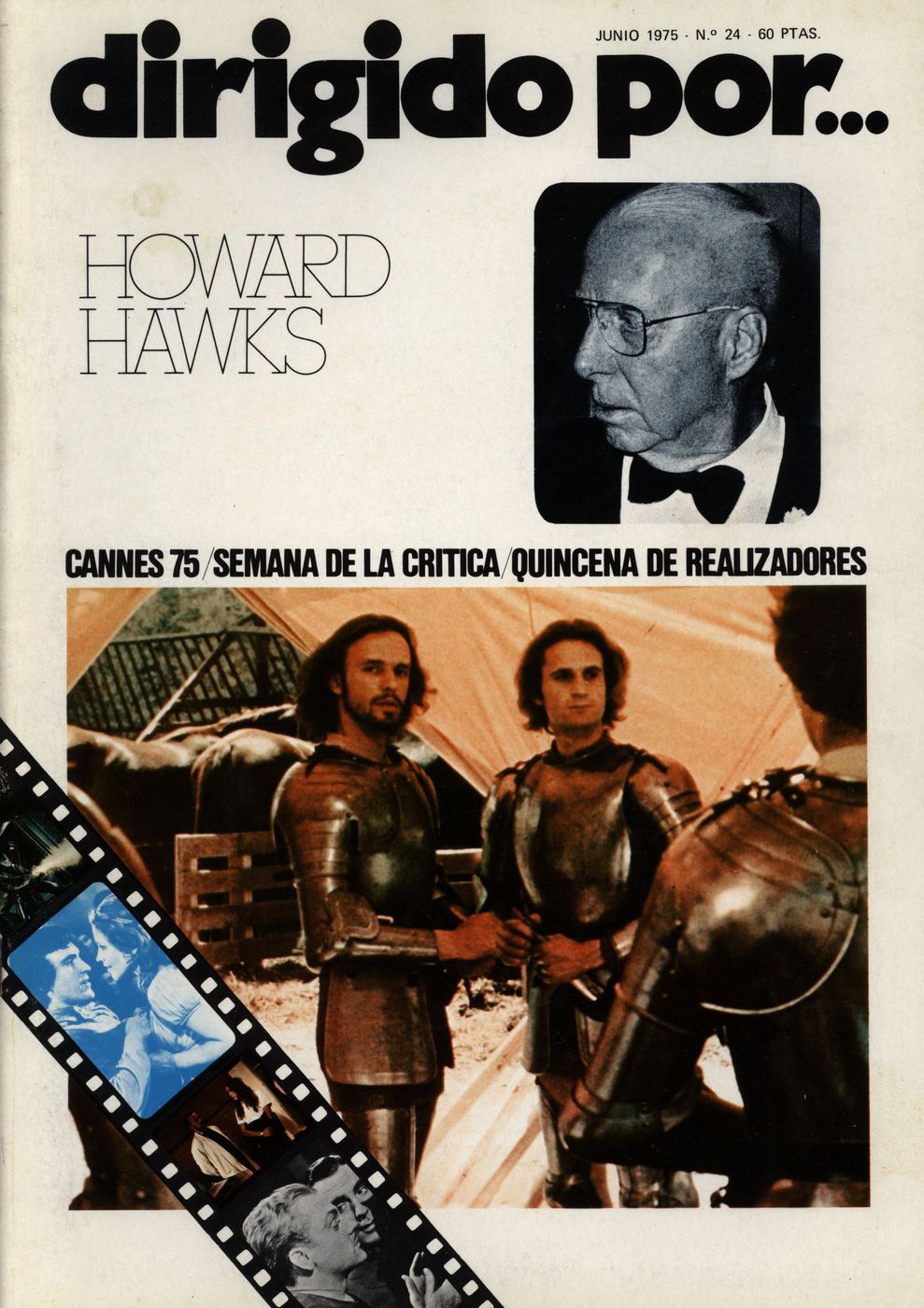 DIRIGIDO POR... magazine side cover Issue 24 June 1975