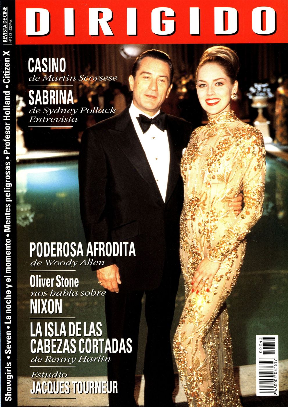 DIRIGIDO POR... magazine side cover Issue 243 February 1996
