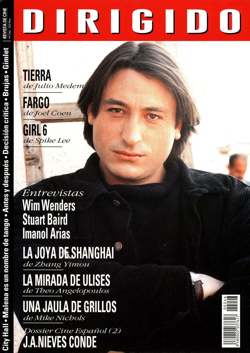 DIRIGIDO POR... magazine side cover Issue 246 May 1996