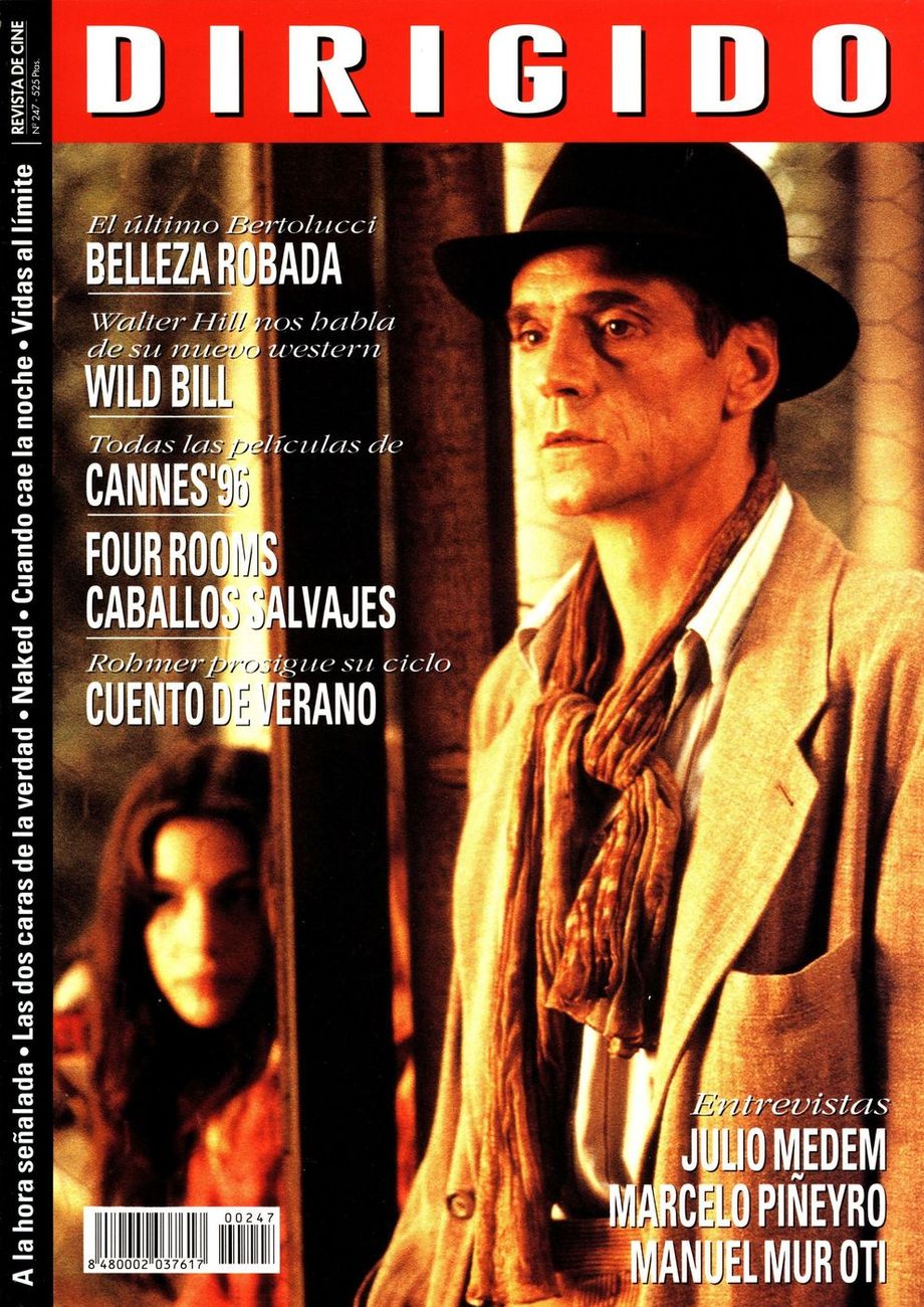 DIRIGIDO POR... magazine side cover Issue 247 June 1996