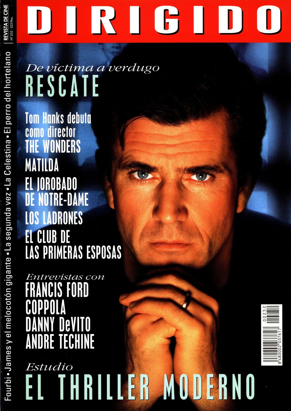 DIRIGIDO POR... magazine side cover Issue 252 December 1996