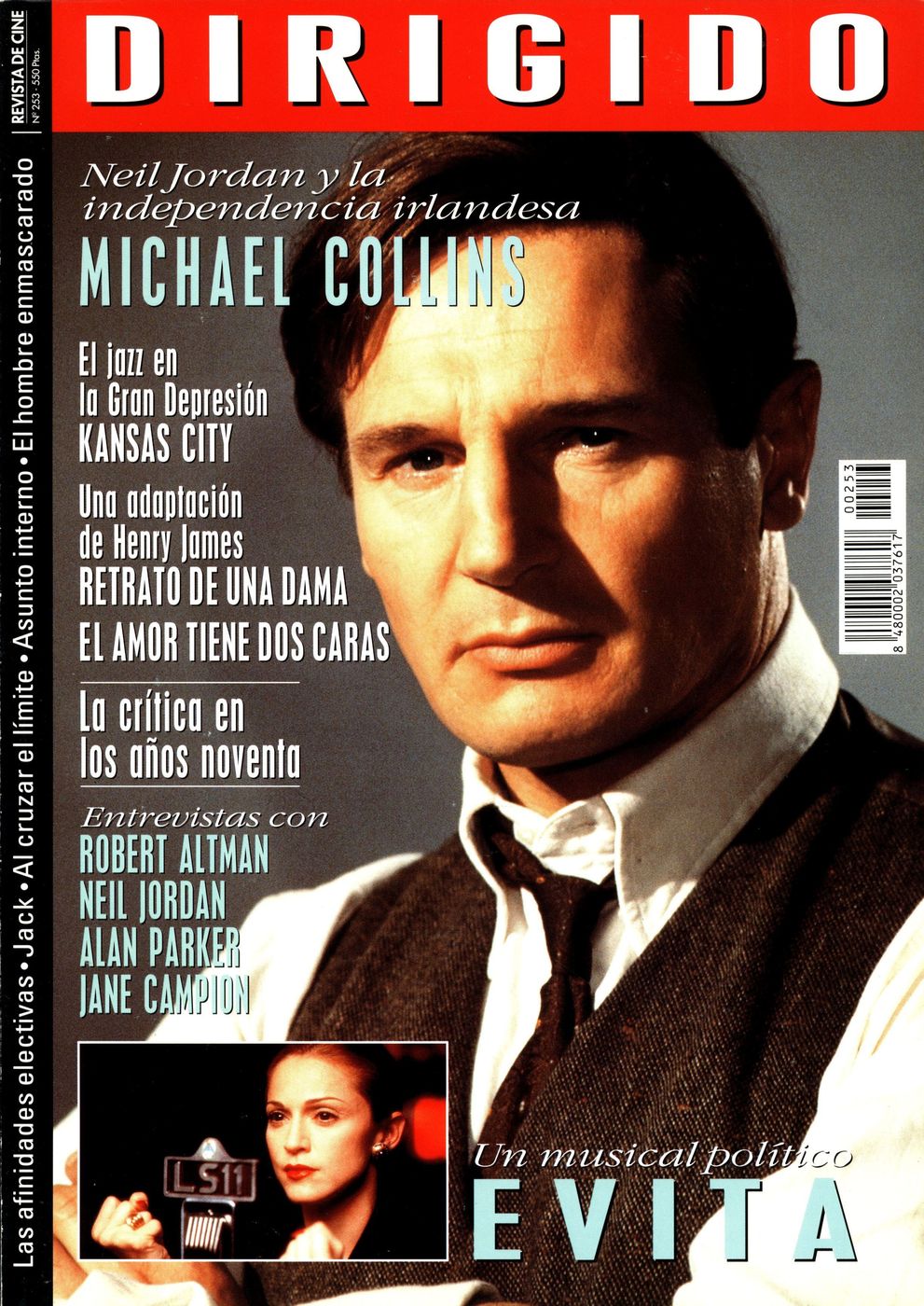 DIRIGIDO POR... magazine side cover Issue 253 January 1997