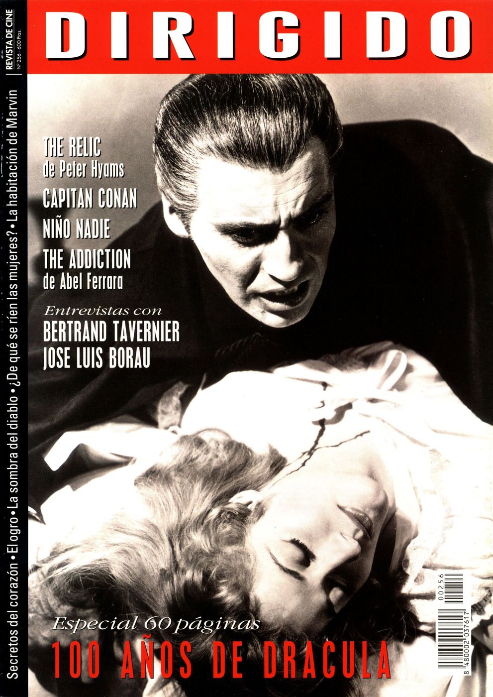 DIRIGIDO POR... magazine side cover Issue 256 April 1997