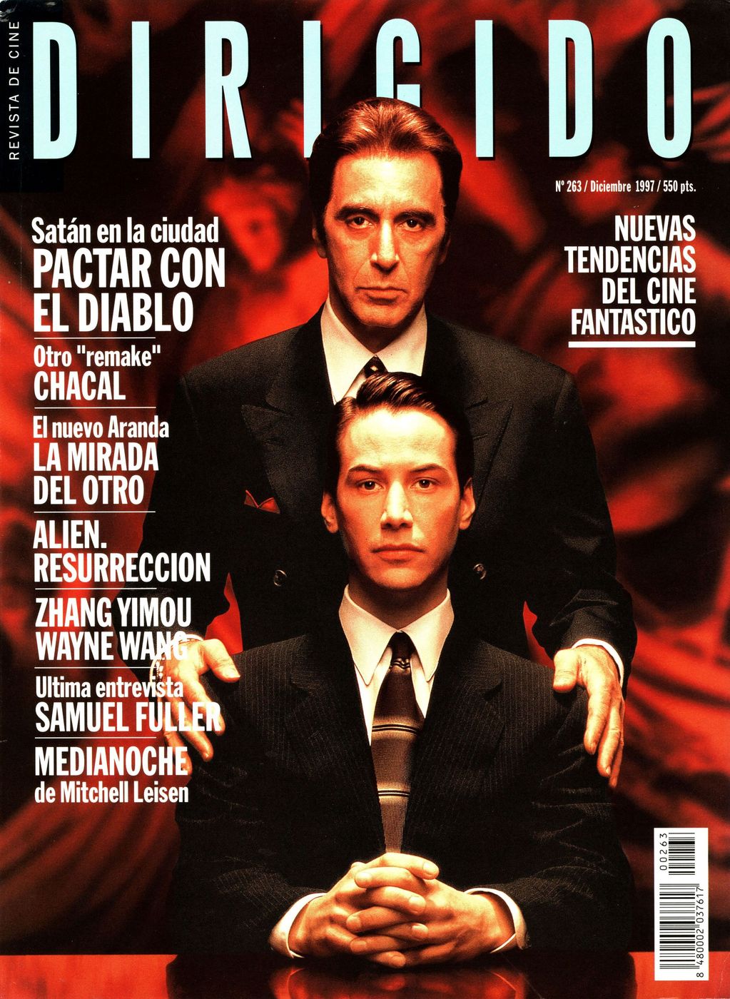 DIRIGIDO POR... magazine side cover Issue 263 December 1997