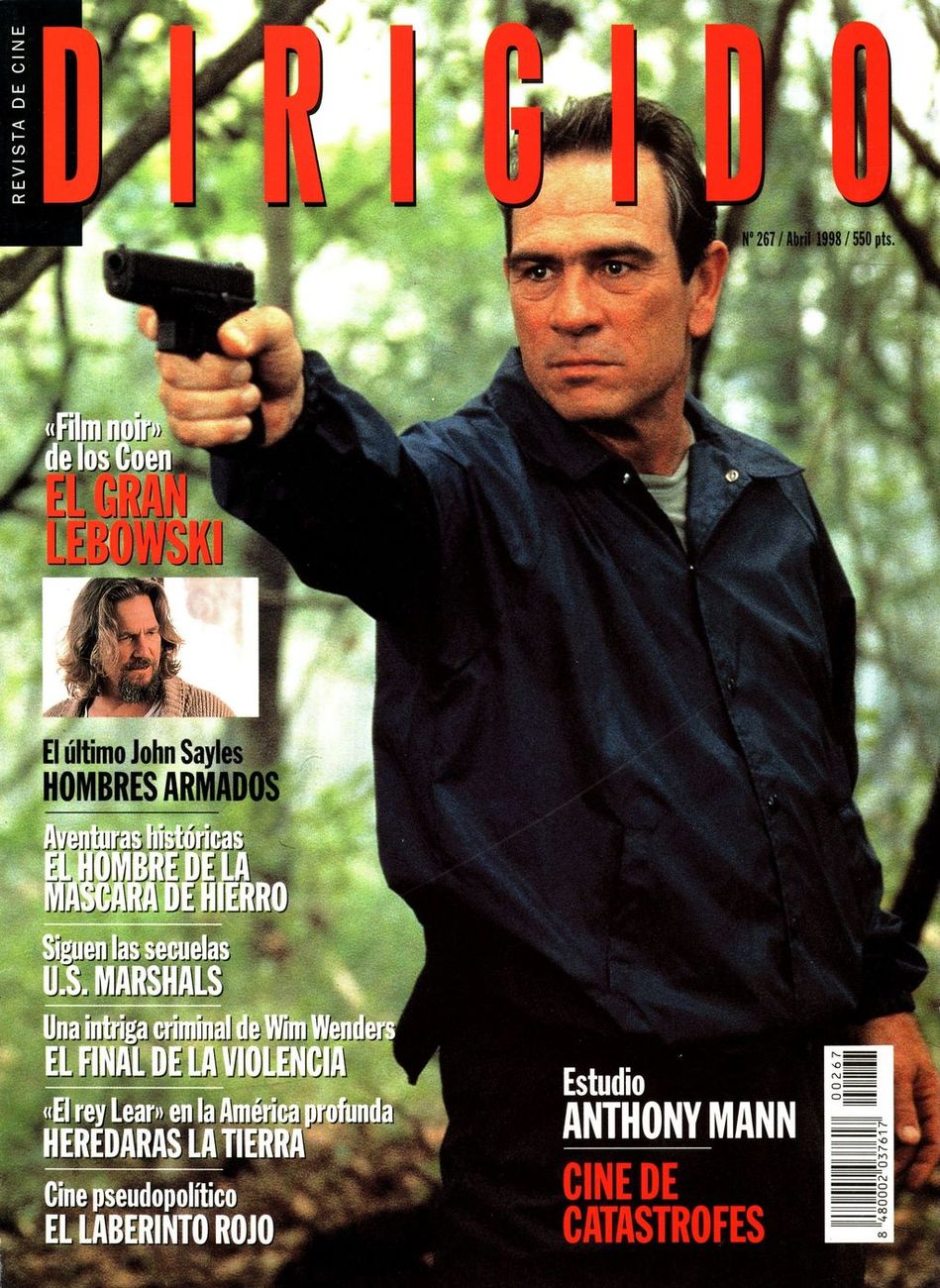 DIRIGIDO POR... magazine side cover Issue 267 April 1998