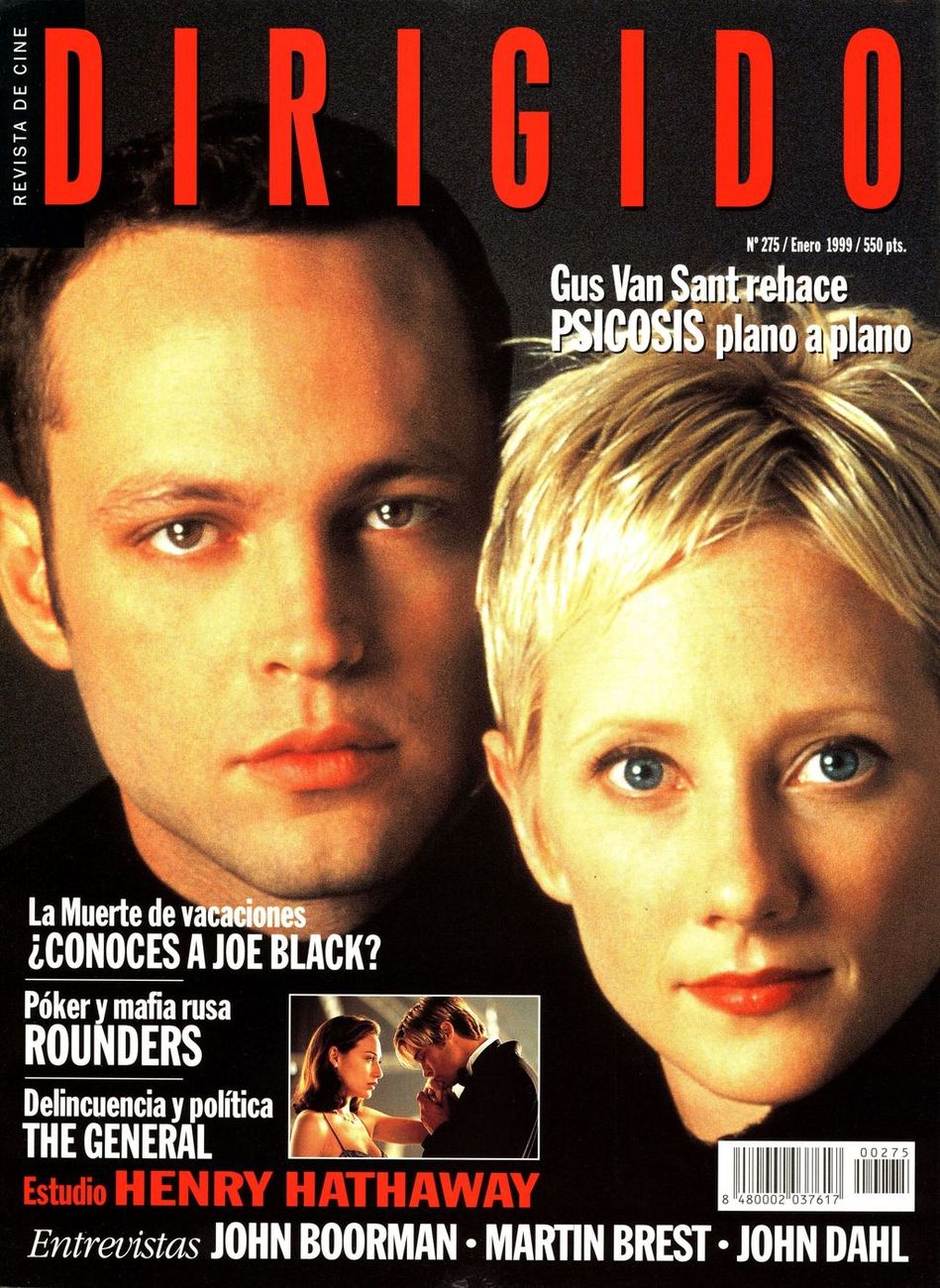 DIRIGIDO POR... magazine side cover Issue 275 January 1999