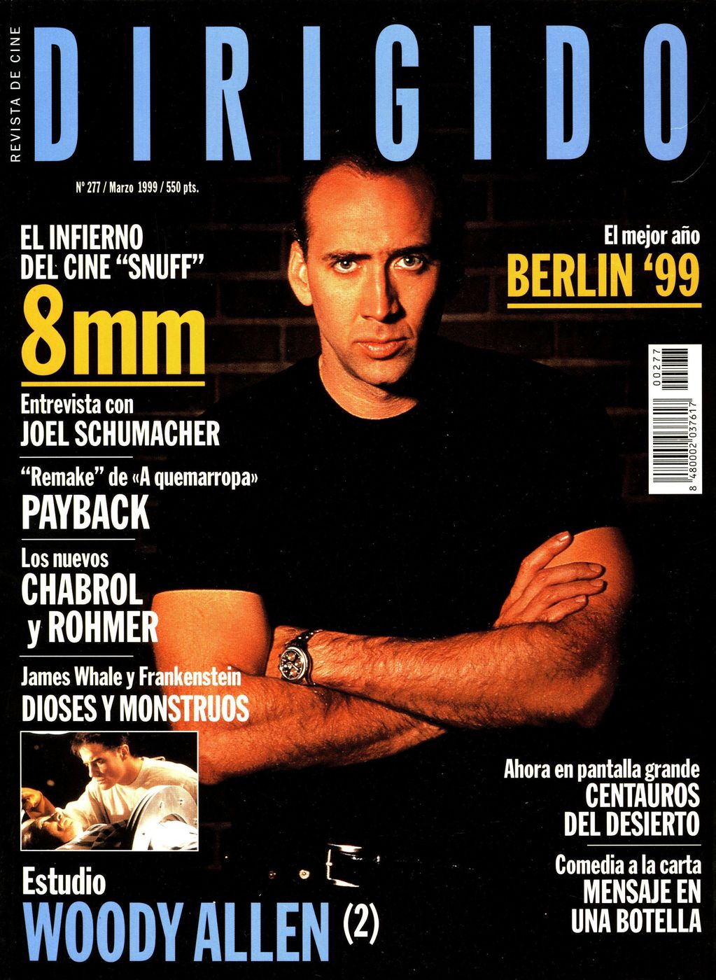 DIRIGIDO POR... magazine side cover Issue 277 March 1999