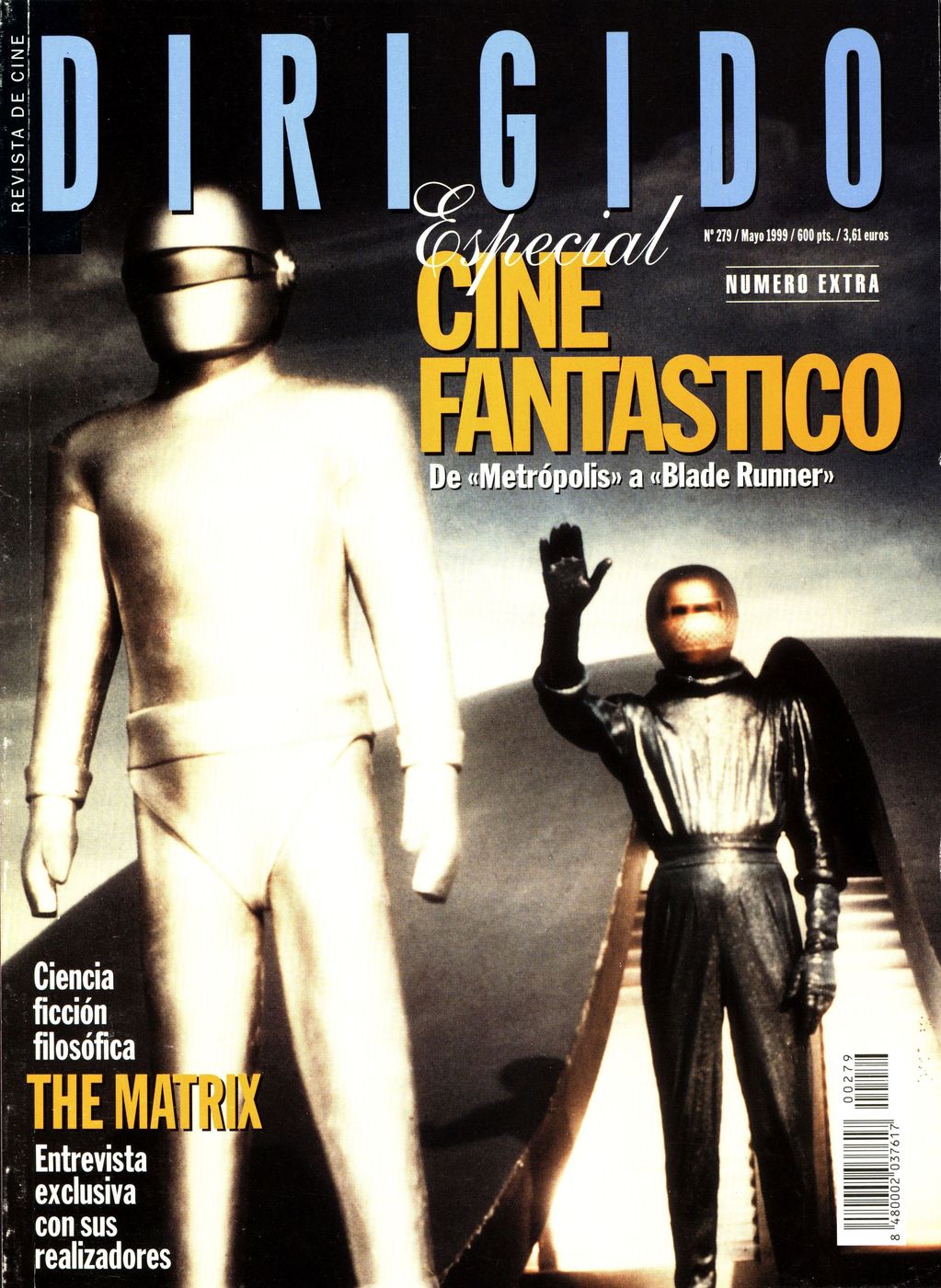 DIRIGIDO POR... magazine side cover Issue 279 May 1999