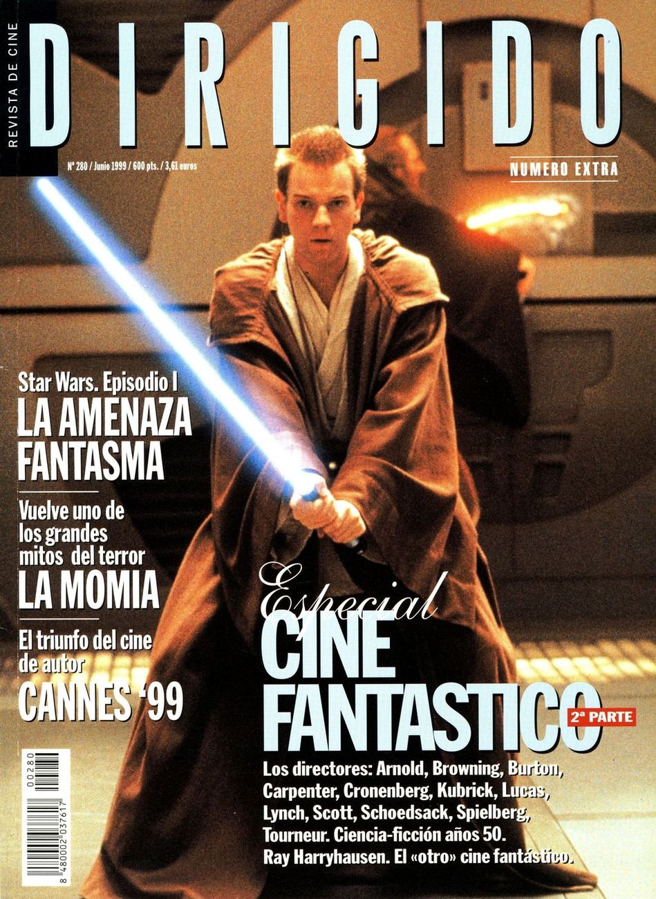 DIRIGIDO POR... magazine side cover Issue 280 June 1999