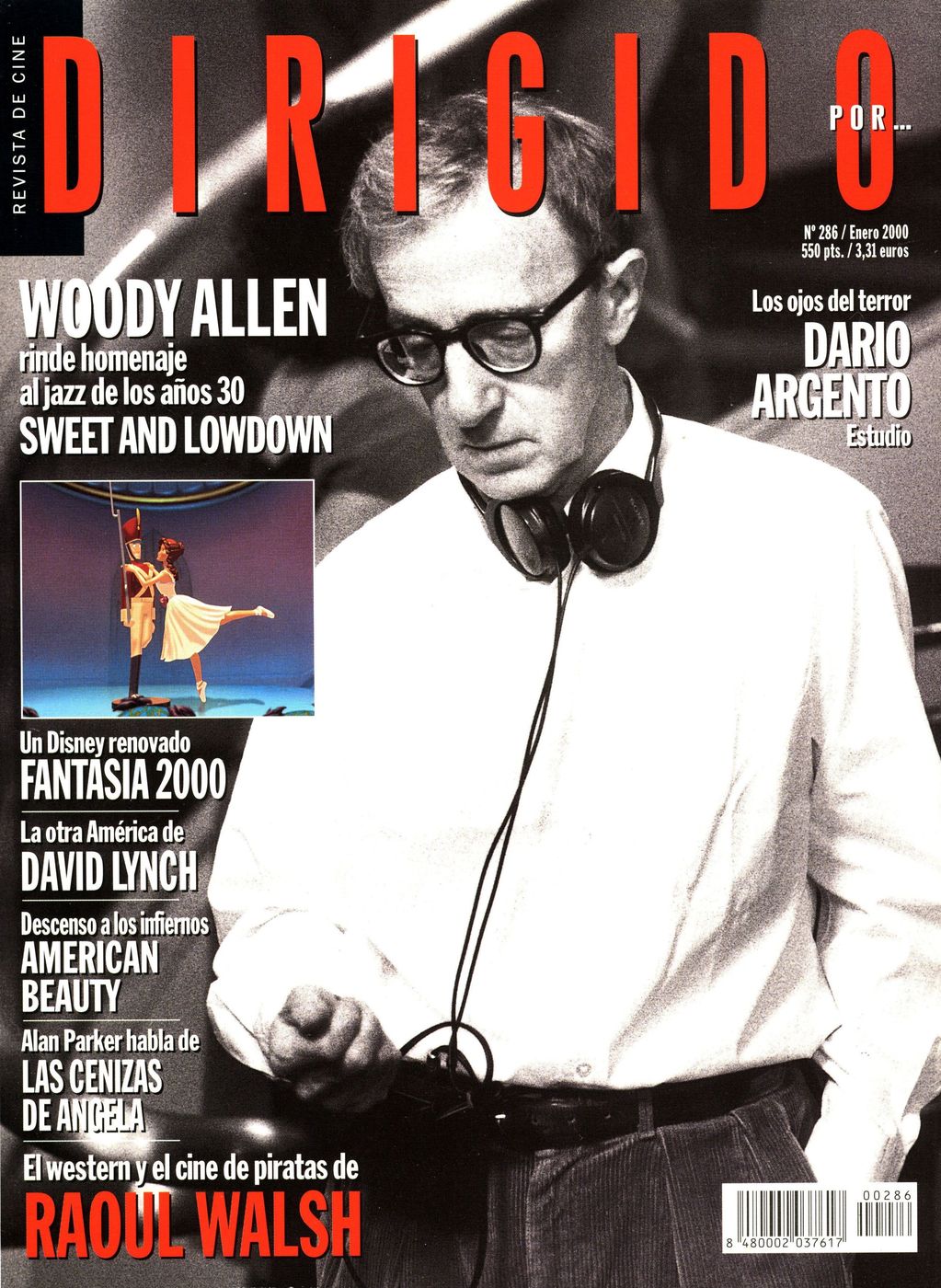 DIRIGIDO POR... magazine side cover Issue 286 January 2000