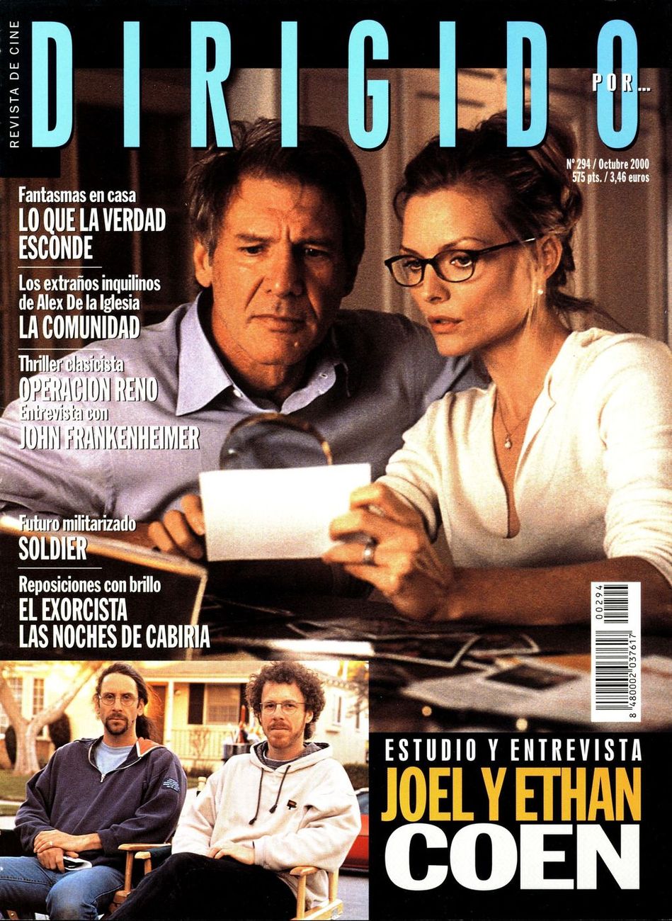 DIRIGIDO POR... magazine side cover Issue 294 October 2000