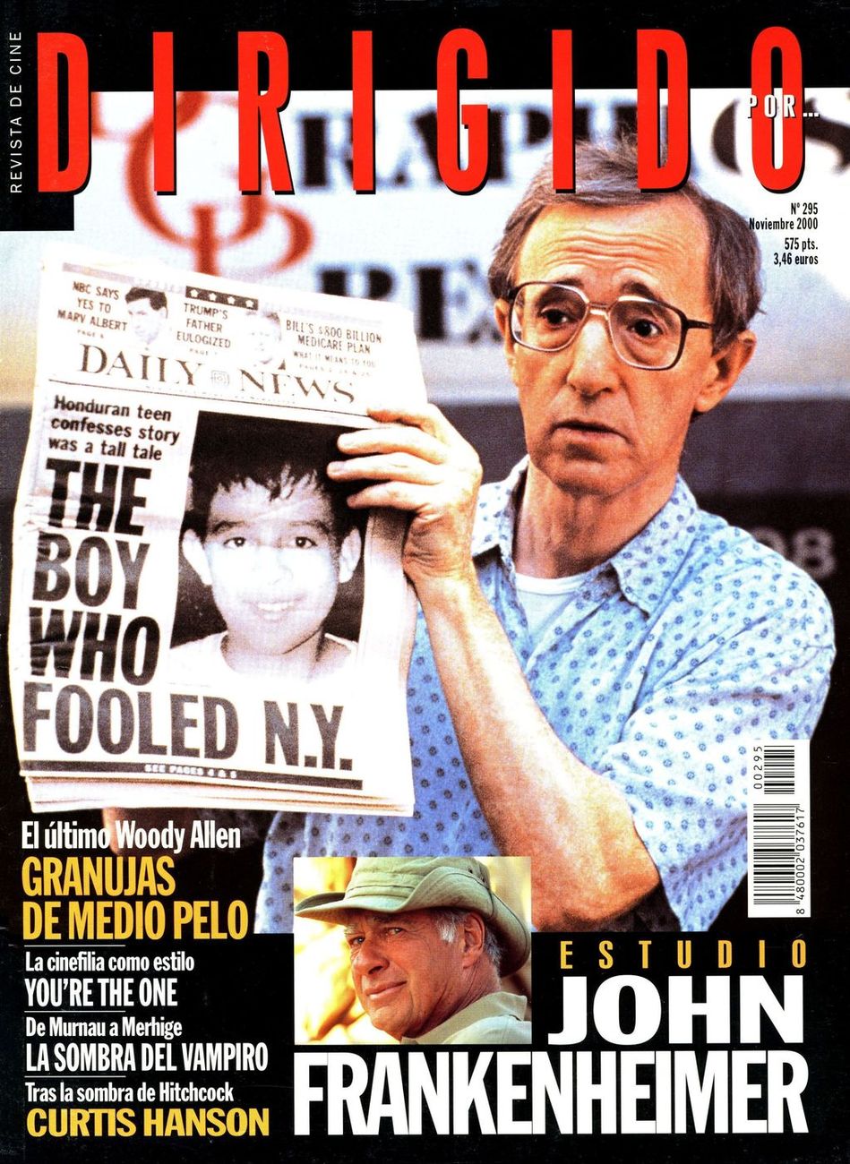 DIRIGIDO POR... magazine side cover Issue 295 November 2000