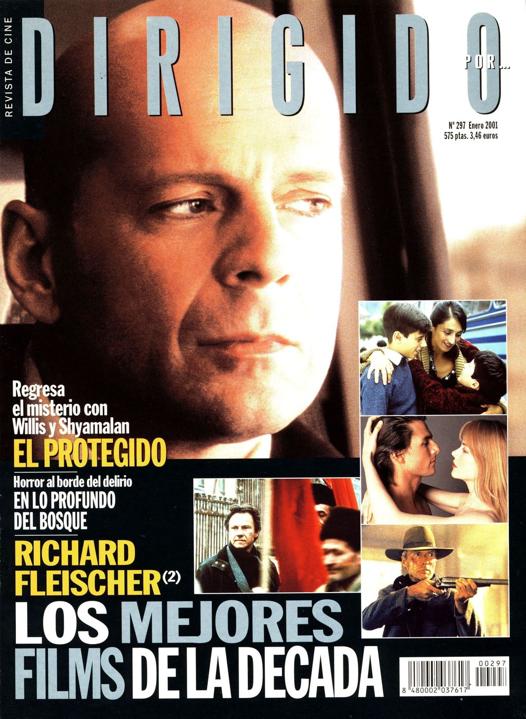 DIRIGIDO POR... magazine side cover Issue 297 January 2001