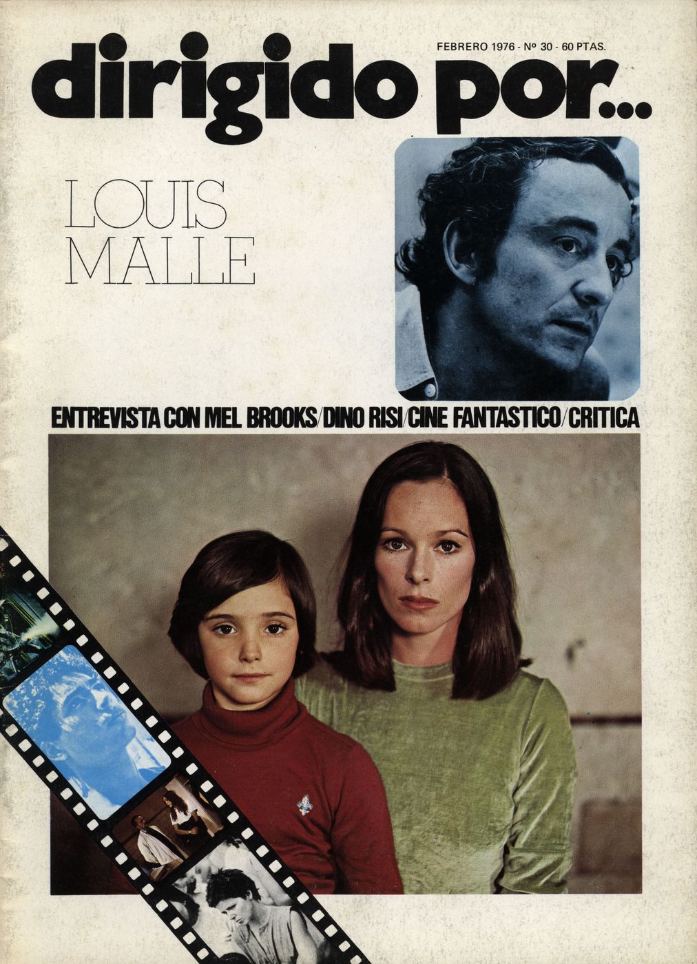 DIRIGIDO POR... magazine side cover Issue 30 February 1976