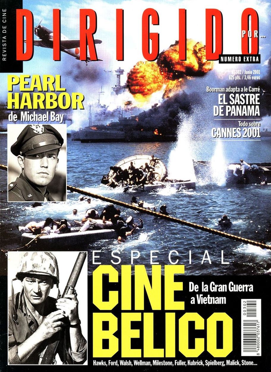 DIRIGIDO POR... magazine side cover Issue 302 June 2001