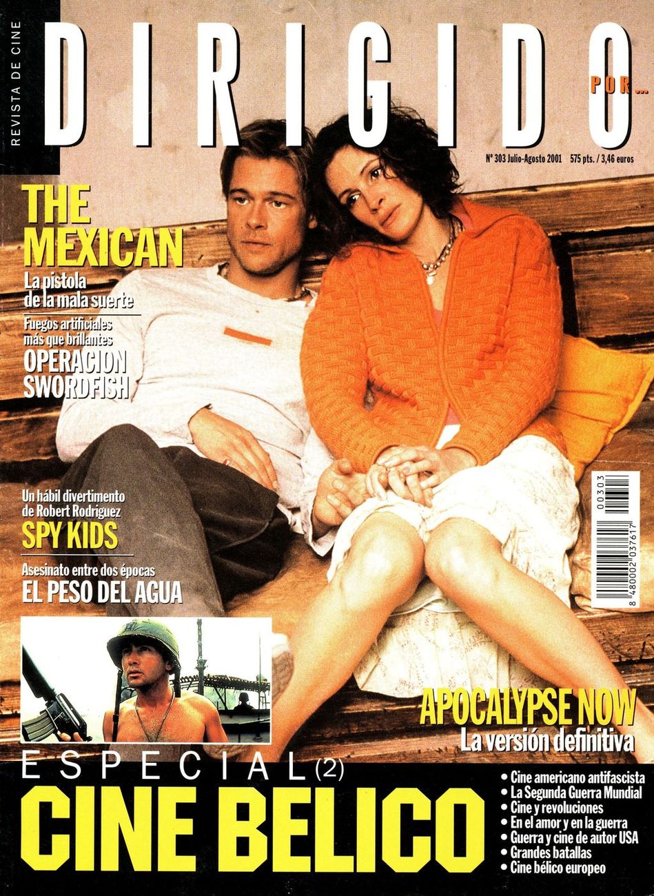 DIRIGIDO POR... magazine side cover Issue 303 July/August 2001